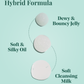 Goodness 3 in 1 Jelly Oil Cleanser transforms from a jelly to oil to milk for a gentle cleanse.