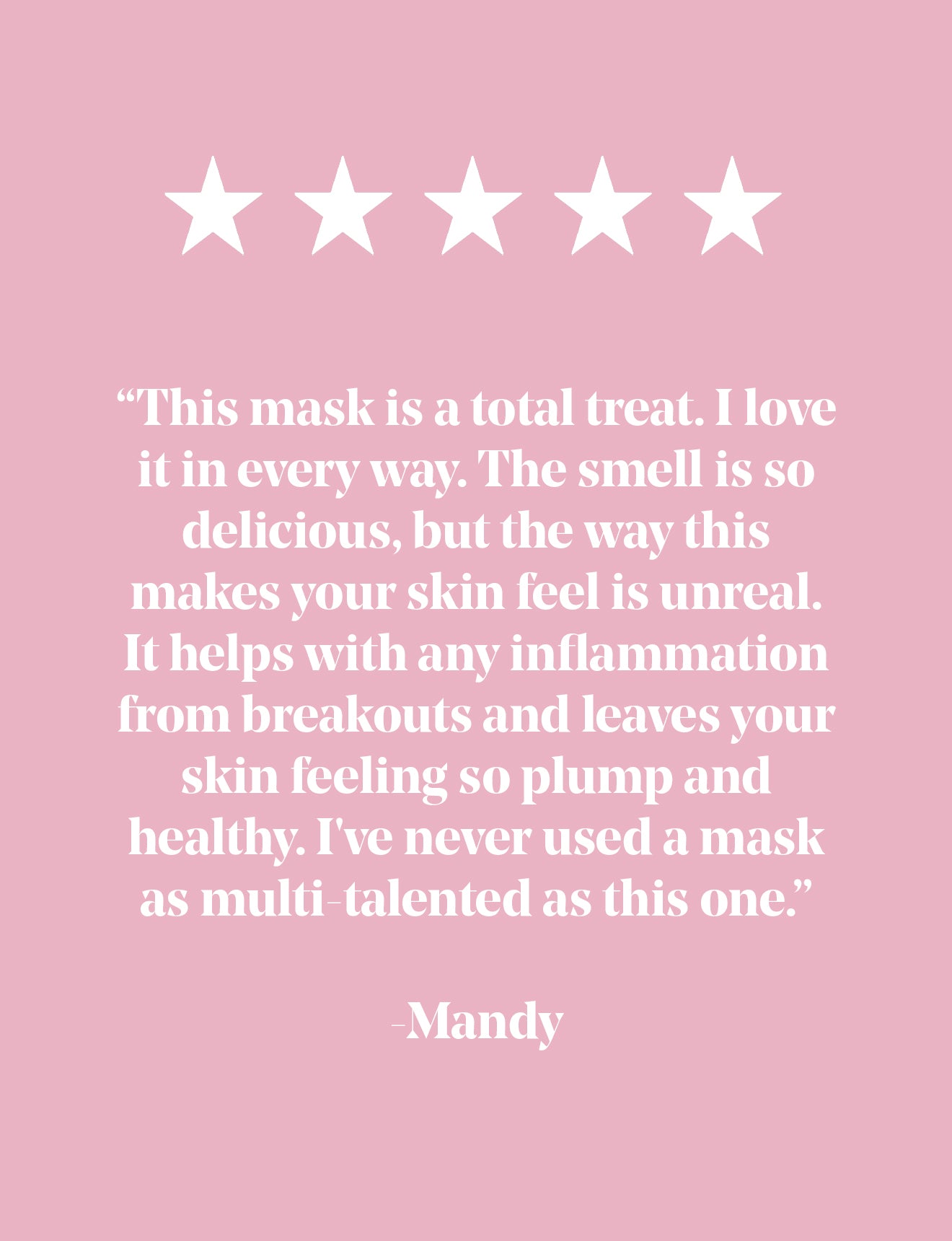 Goodness Skincare Probiotic Clay Mask 5 star review
